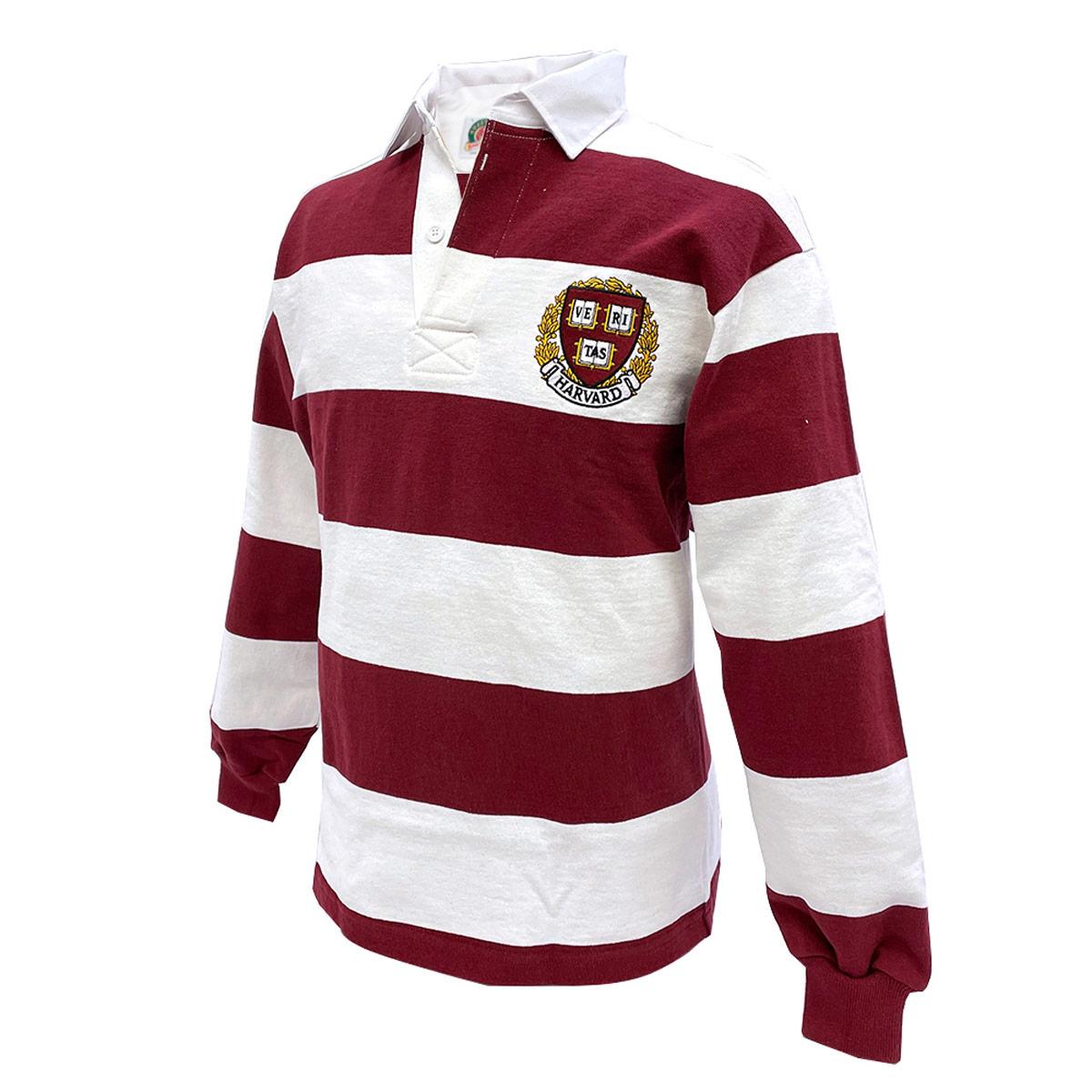 Harvard Barbarian Authentic Striped Rugby Shirt | Harvard - The Coop